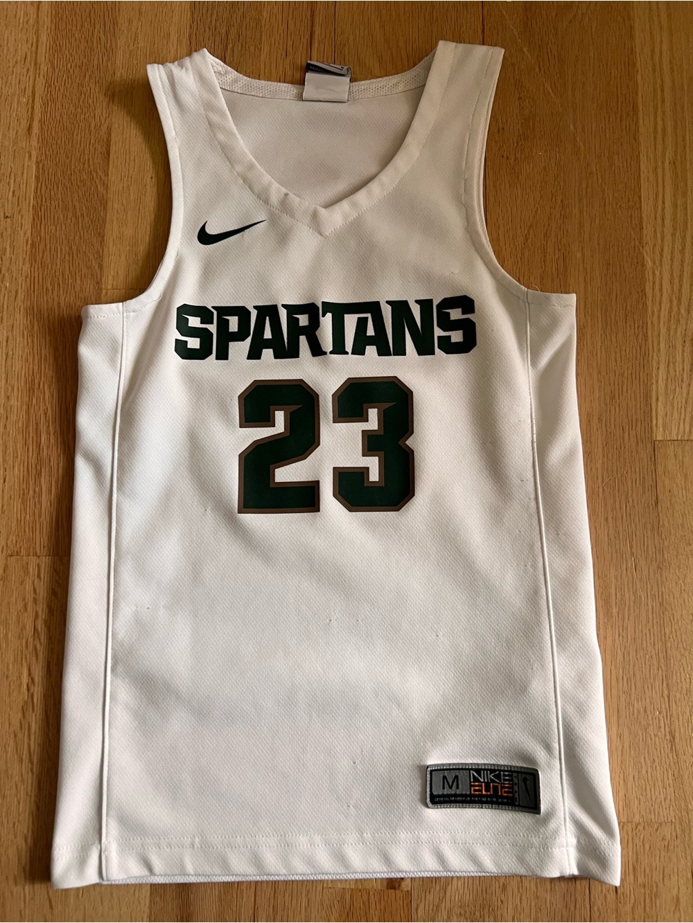 Draymond Green Nike White Spartans #23 Kids Basketball Jersey